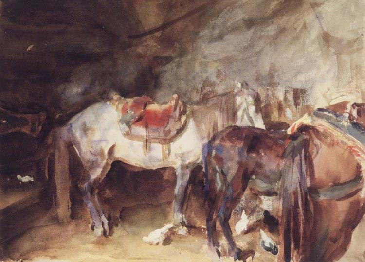 John Singer Sargent Arab Stable oil painting image